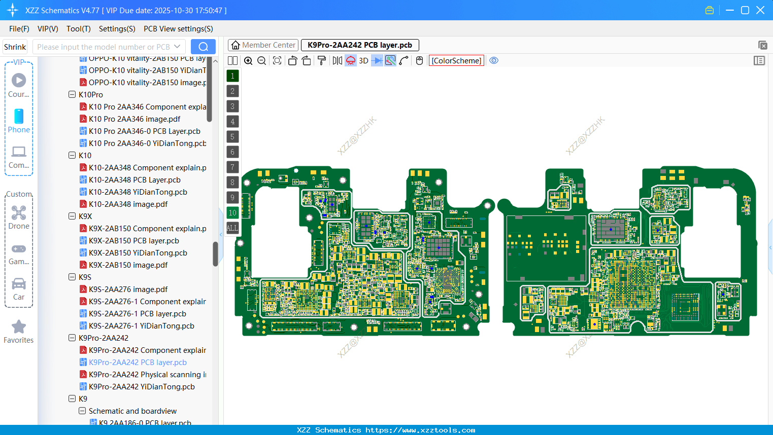 OPPO K9Pro-2AA242 PCB Layer